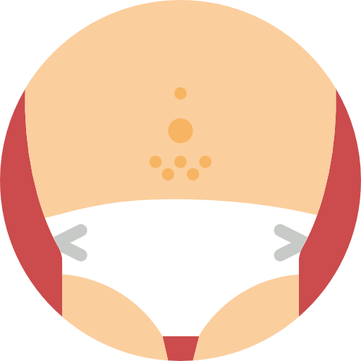 Does Gluten Make You Bloated - Fat Icon Png (512x512)