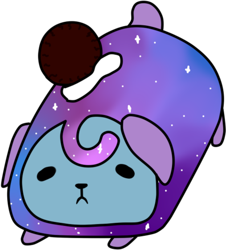 Galaxy Oreo Inu-roll Custom By Nawnii - Cartoon (894x894)