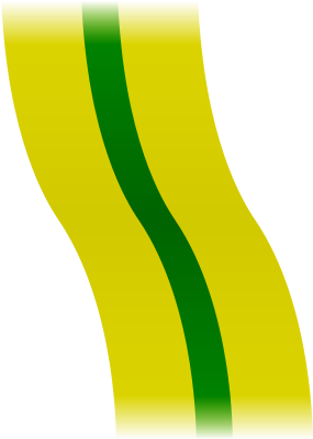 Ribbon Of Leningrad Victory - Green And Yellow Ribbon Meaning (300x417)