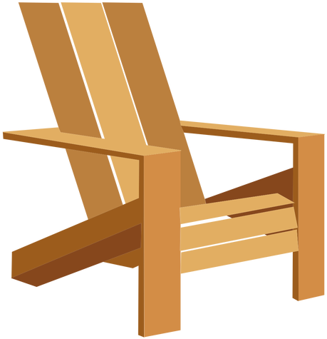 Adirondack Chair Illustration Transparent Png - Adirondack Chair (512x512)