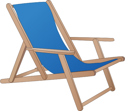 Vector - Beach Chair Vector Png (400x356)