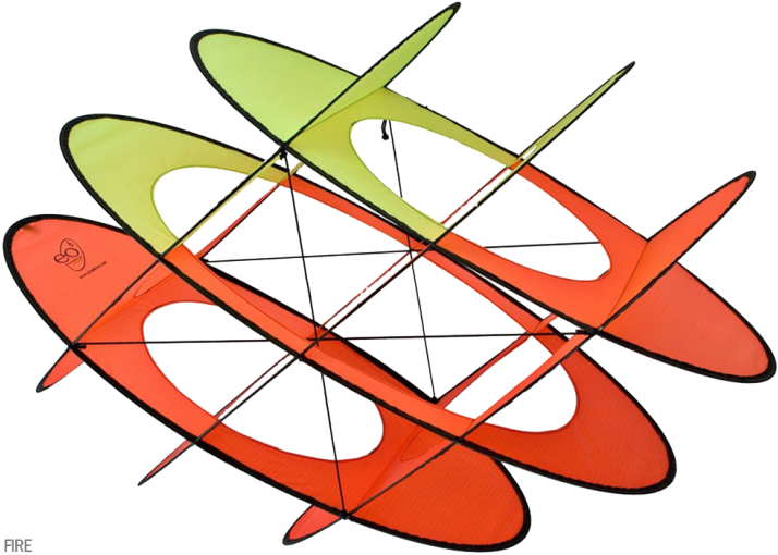 Eo6 Fire Box Cellular Kite - Eo6 Fire Box Cellular Kite (728x527)