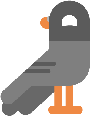 Https - //i - Imgur - Com/fa8xrzp - Kurzgesagt Pigeon (500x500)
