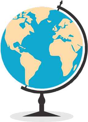 Illustration Of A Paper Plane Folded Out Of Cash, Zipping - Simple Map Of Earth (348x399)