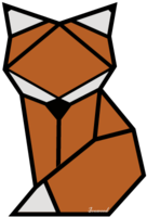 Geometric Fox Logo - Geometry (400x300)