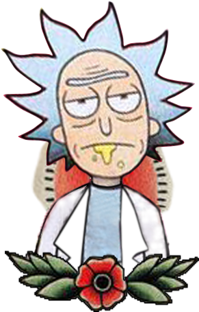 Morty Smith Rick Sanchez Old School Flash - Morty Smith Rick Sanchez Old School Flash (564x564)
