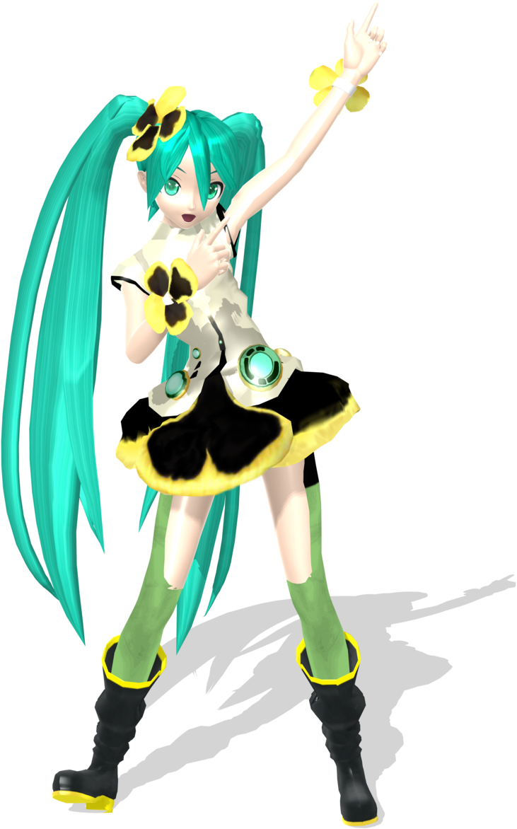 Project Diva Arcade Future Tone Hatsune Miku Pansy - Miku Hatsune Project Diva Arcade (1024x1184)