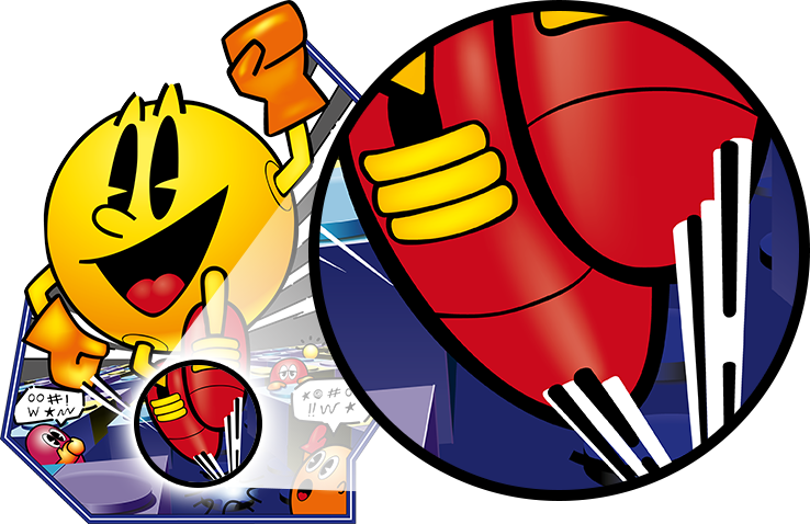 Pacmania Arcade Side Art Reproduction - Arcade Game (738x478)