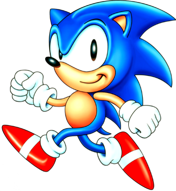 Sonic The Hedgehog Clipart Sega Genesis - Sonic The Hedgehog 1990s (350x380)