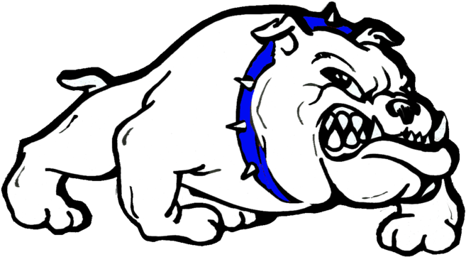 Savanna Bulldogs - Custom Bulldog Mascot Metal Photo Magnet (2 1/2"x2 (720x412)