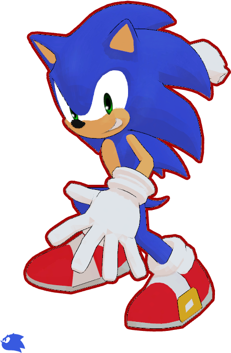 Sonic Adventure 2 ~ Sonic Alone By Apc-vdo - Cartoon (500x760)