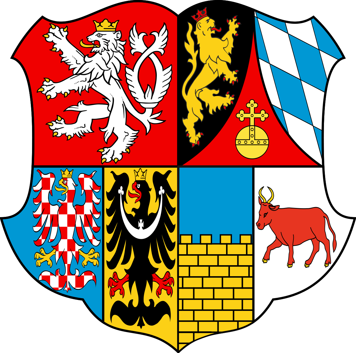Czech Republic Coat Of Arms (1200x1190)