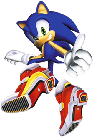 Sonic Of 2001, Is A Minor Villain In The Game While - Sonic The Hedgehog Soap Shoes (340x479)