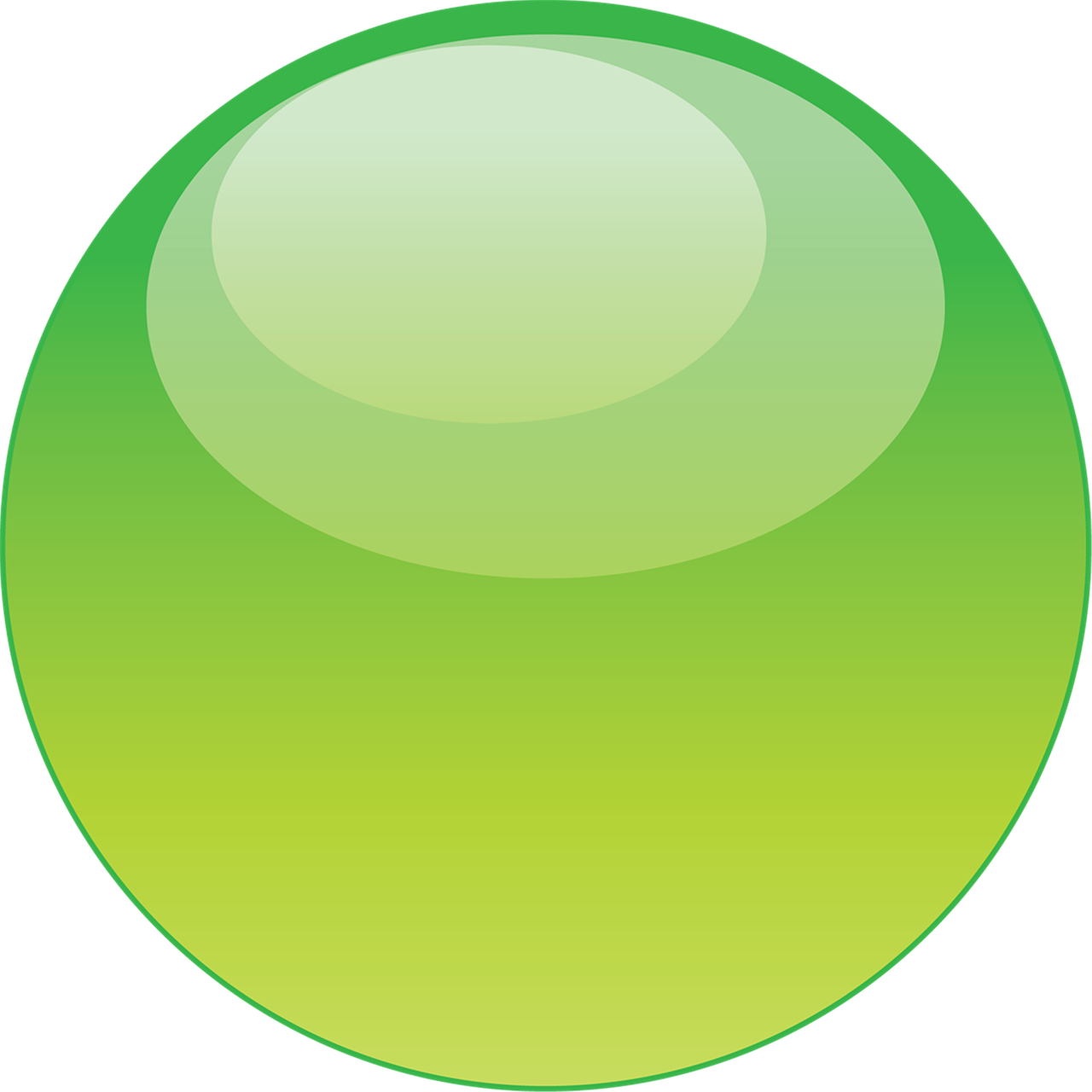 Oval Clipart Jade - Circle (1280x1280)