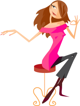 Sit Back, Relax And Be Pampered - Cartoon (360x433)