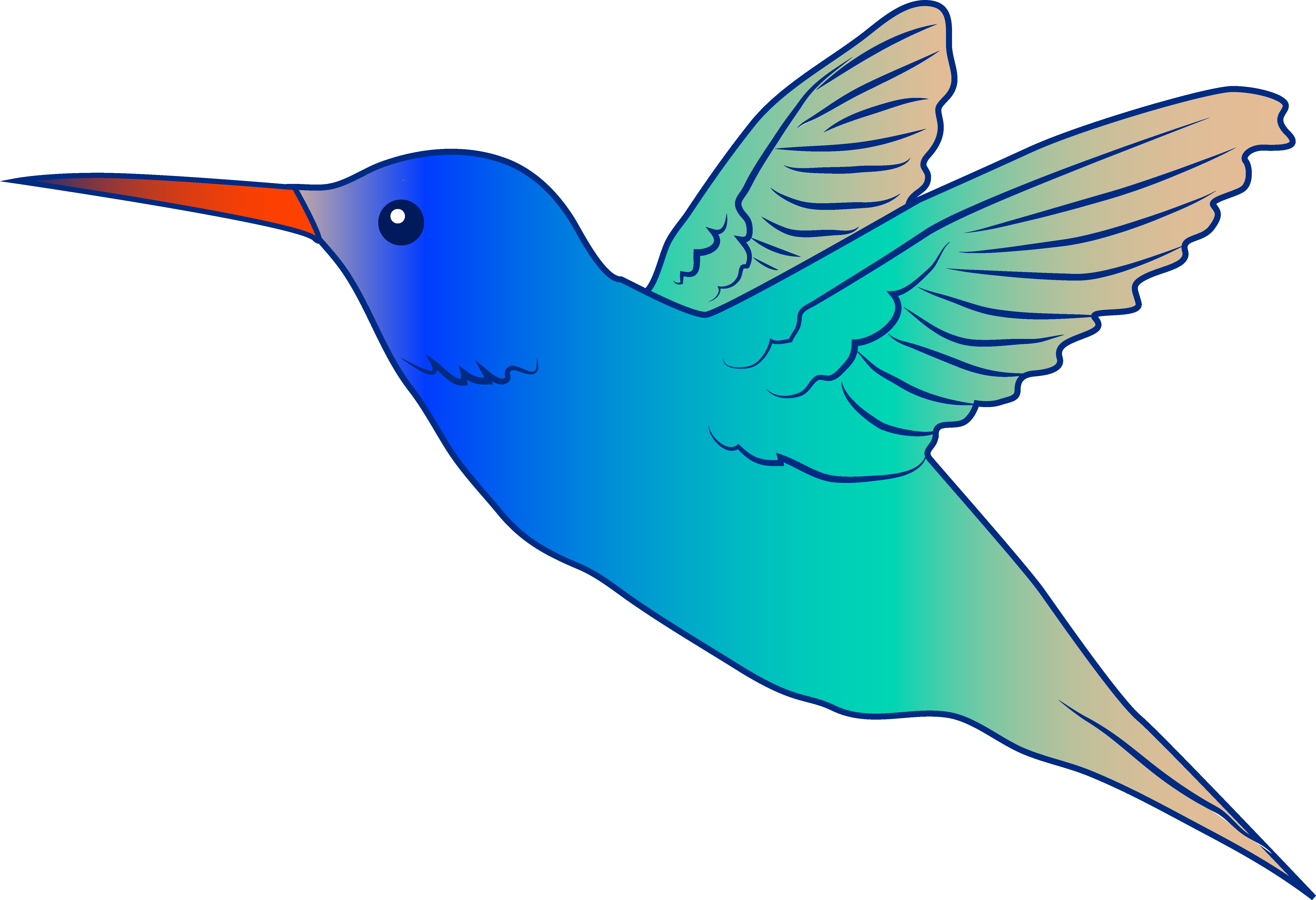 Carnage Clipart - Hummingbird (6331x4331)