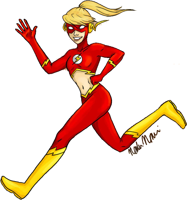 The Flash Girl - Flash As A Girl (659x754)