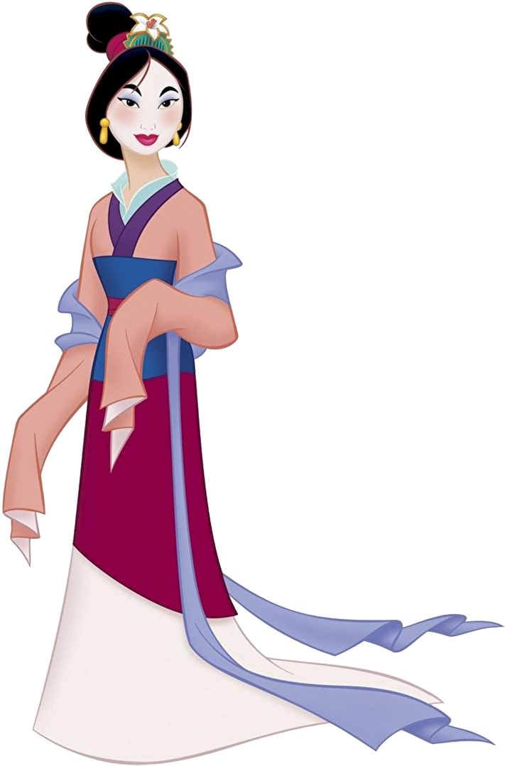 Mulan Clip Art With Images Medium Size - Mulan Princess (720x1107)