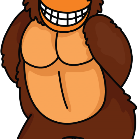 Drawn Gorilla Transparent - Gorilla (640x480)