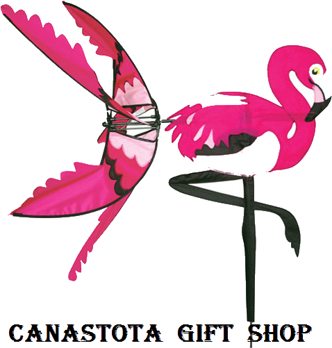 34" Flamingo Bird Spinners Upc - Bird Wind Spinner Pink Flamingo (500x500)