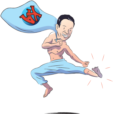 Cartoon Gunnar Fox - Kick-ass (400x400)