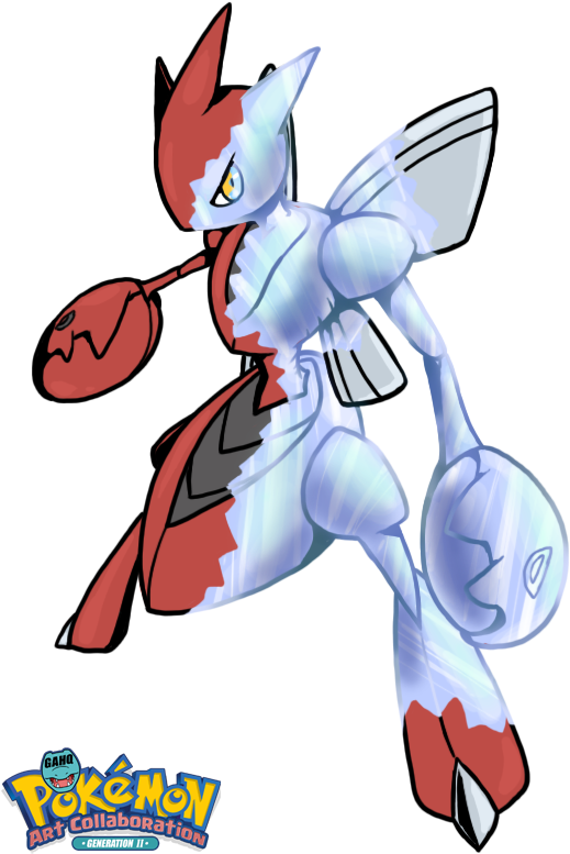 #212 Scizor Used Iron Defense And X Scissor In The - Game-art-hq (533x798)