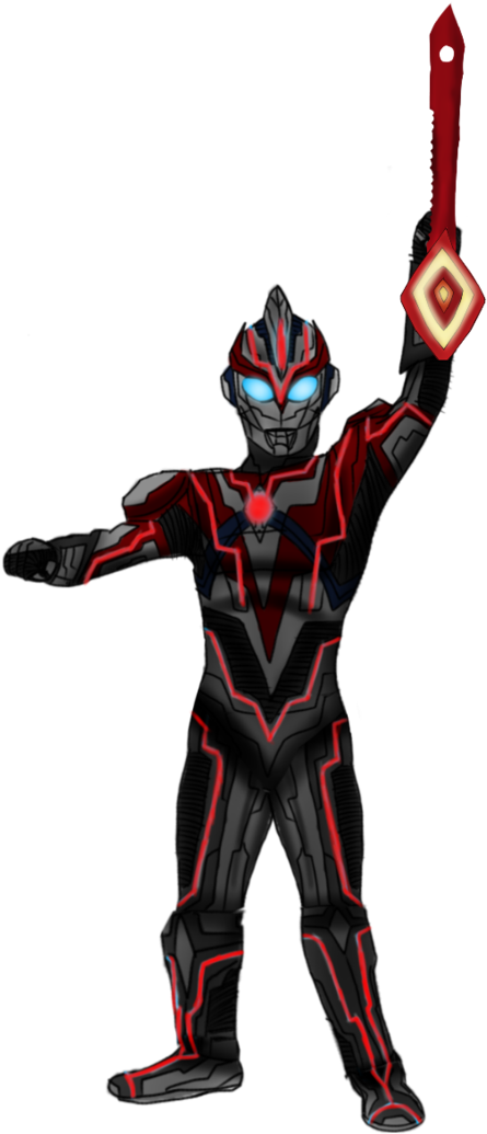 Ultraman Xyz Neko Girl's Scissor Blade By Wallpapperultra16 - Blade (707x1131)