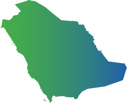 In 2015, Thermal Power Plants In Saudi Arabia Produced - Saudi Arabia Map Vector (415x339)