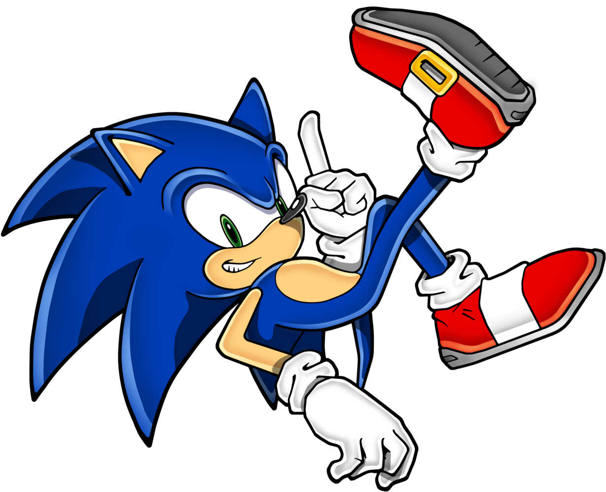 Sonic Again By Hypo-thermic - Yuji Uekawa Sonic Channel (1280x1030)