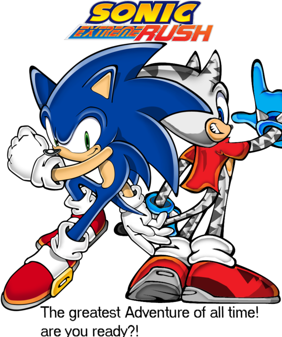 Sonic Extreme Rush Ad 2 By Spdy4 - Party Destination Sonic The Hedgehog Thank-you Notes (600x692)