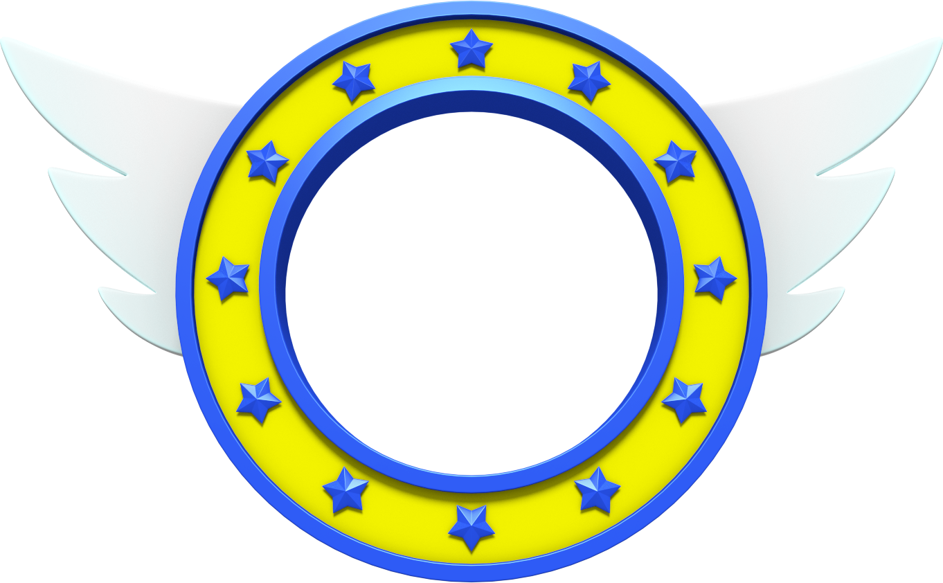 Sonic The Hedgehog Title Ring By Tomothys - Sonic Title Screen Ring -  (1362x842) Png Clipart Download