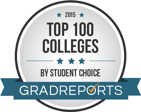 Most Affordable College Badge - Academic Degree (500x394)