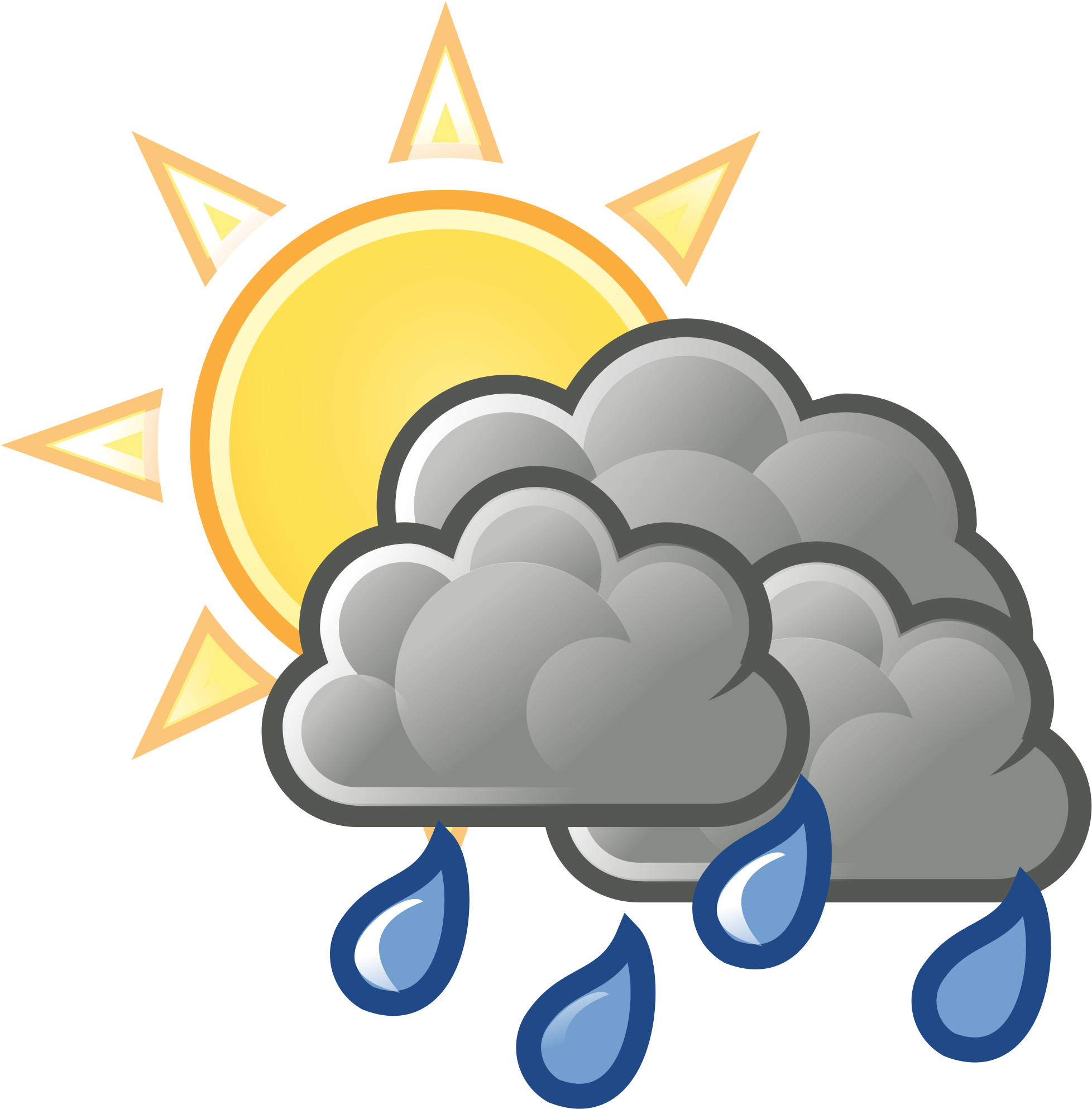 Open - Bad Weather Clipart (2000x2000)