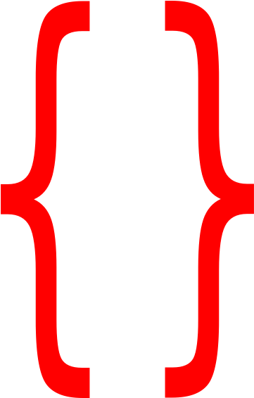 Red Curly Bracket (600x565)