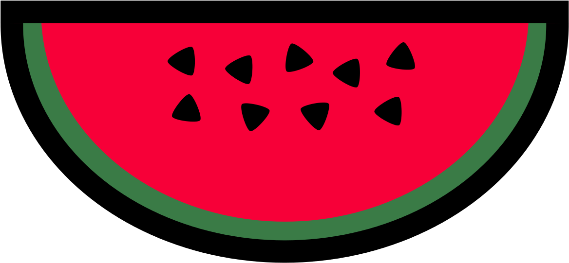 Seedles Watermelon Cliparts 21, Buy Clip Art - Custom Watermelon Drinking Glass (1200x558)