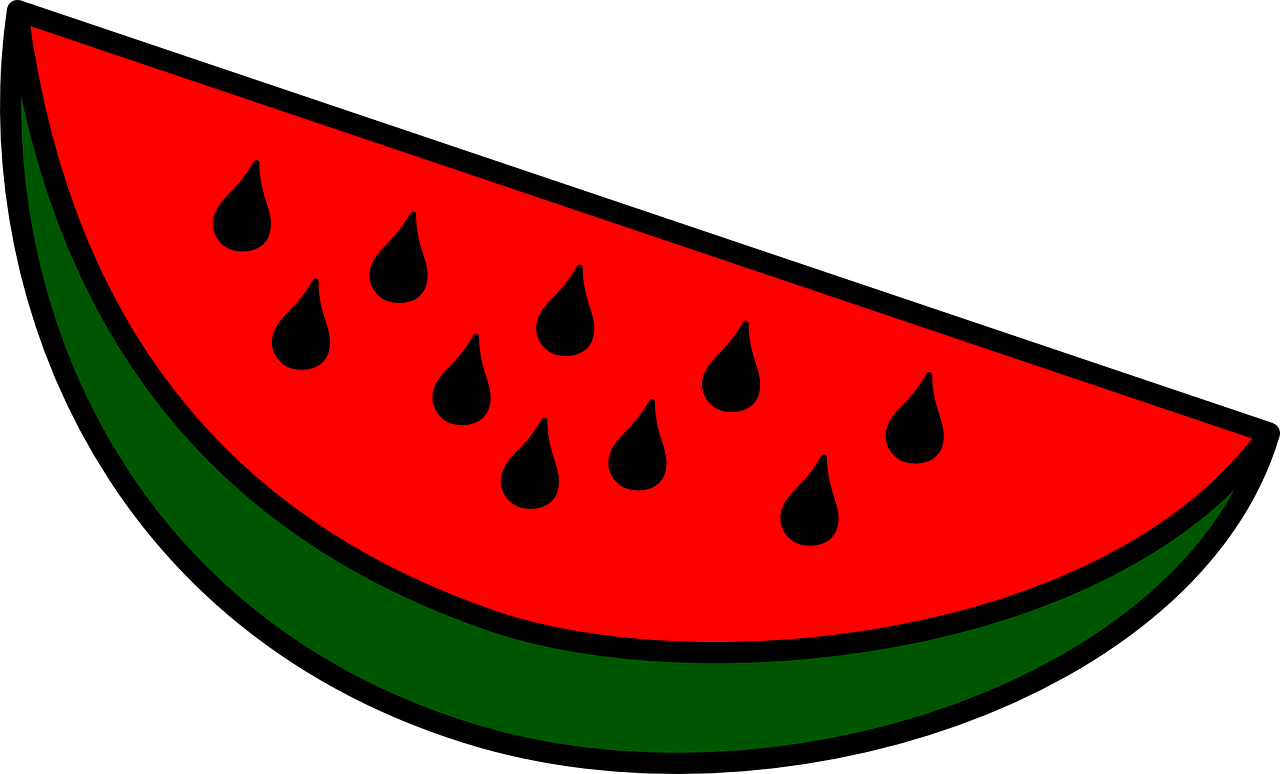 With Or Without Seeds - Watermelon Clip Art (1280x774)
