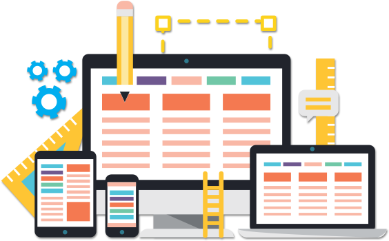 Some Of Our Areas Of Expertise - Web Design Vector Png (575x360)