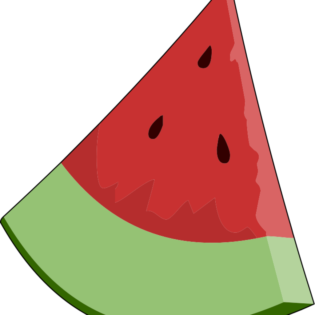 Watermelon Slice Clipart Watermelon Slice Clipart Clipart - Food Clipart With Transparent Background (1024x1024)