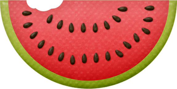 Watermelon Clipart Picnic Item - Food (575x290)