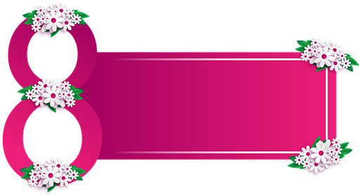 Flowers March 8 Symbol Composition Congrat - 8 Martie Ziua Femeii (591x340)