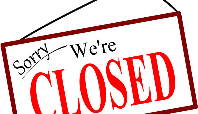 Sorry We Re Closed Png (678x381)