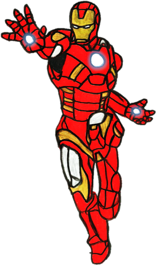 March Marvel Mayhem Art Challenge - Iron Man (792x1010)