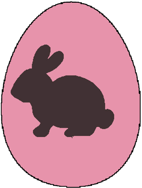 I'm Happy That Easter Is A Little Later This Year - Hessian Fabric (453x600)