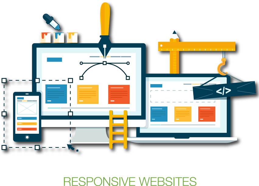 We Build Cost-effective Responsive Websites That Work - Creative Web Design Banner (850x750)