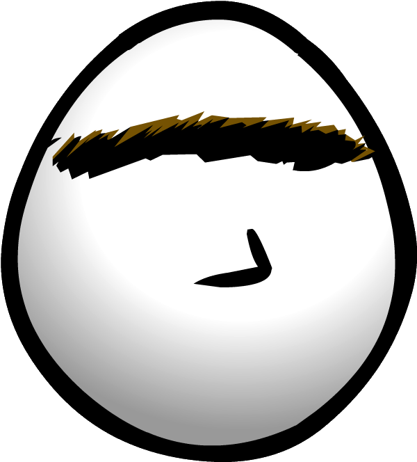 Big Brow - Club Penguin Unibrow (614x675)