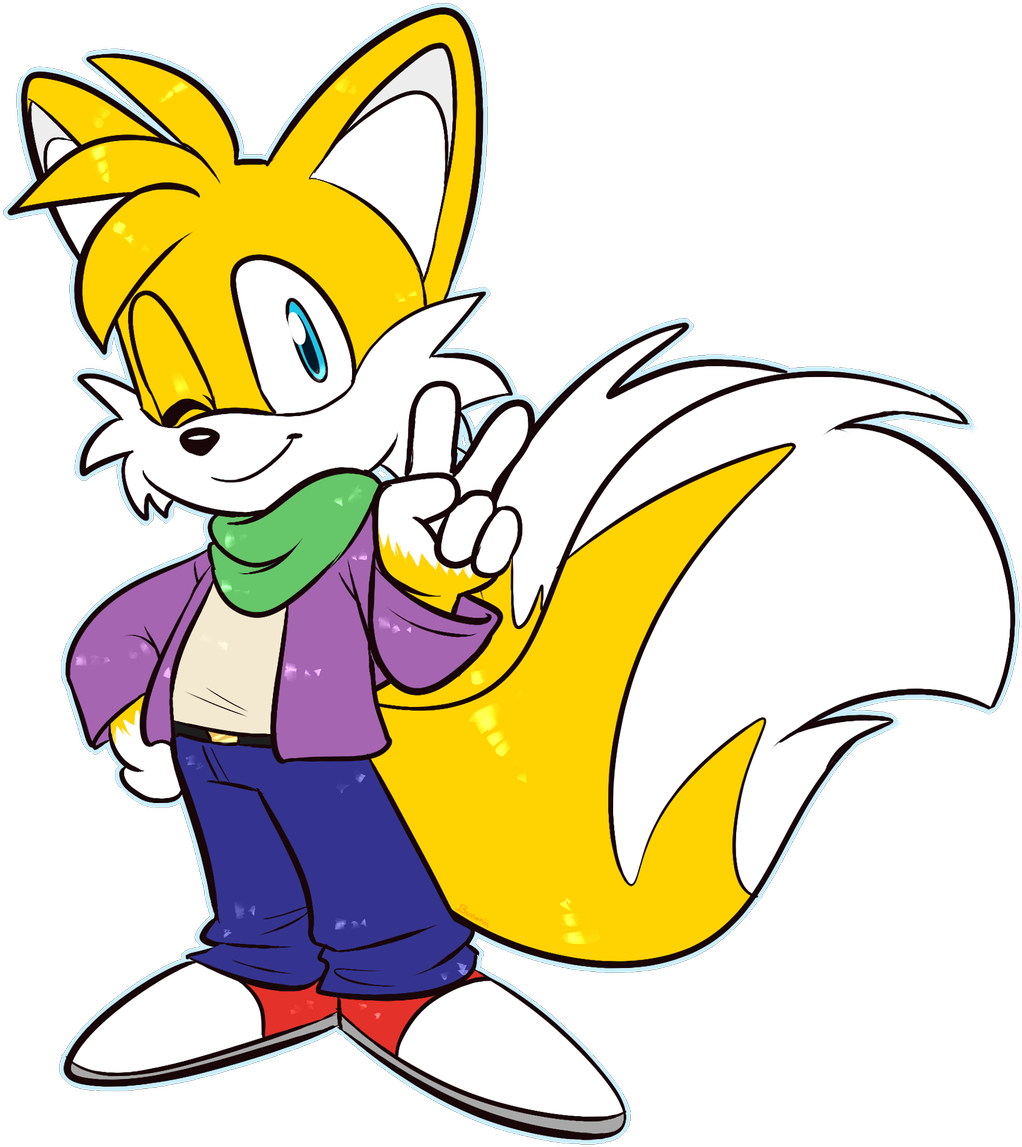 In Which Case I'd Like To Commission My 'tailsona' - Cartoon (1160x1200)