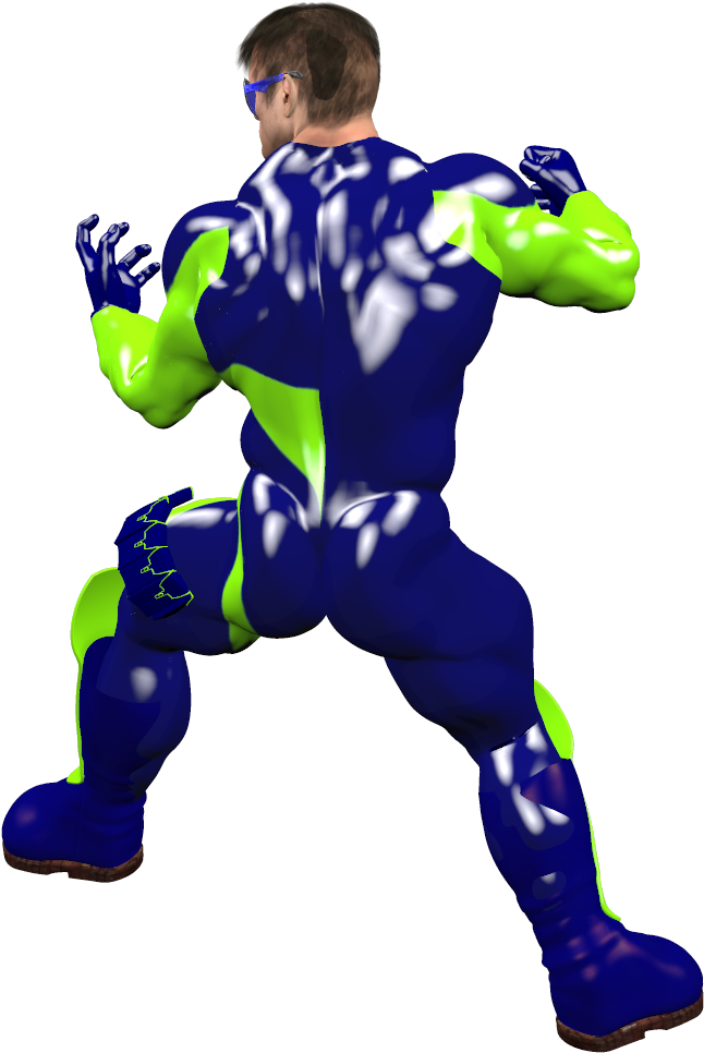 He Is 6'6" Tall At His Normal Height, Has Dark Brown - Author (700x1000)