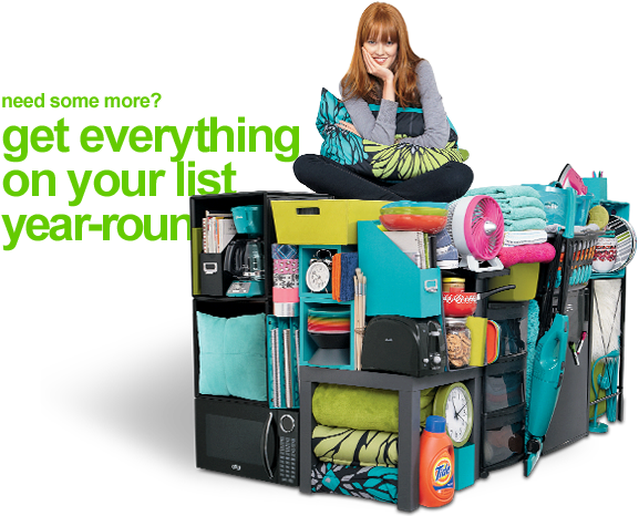 Target's College Dorm Items And Lists - Target College Dorm (613x465)