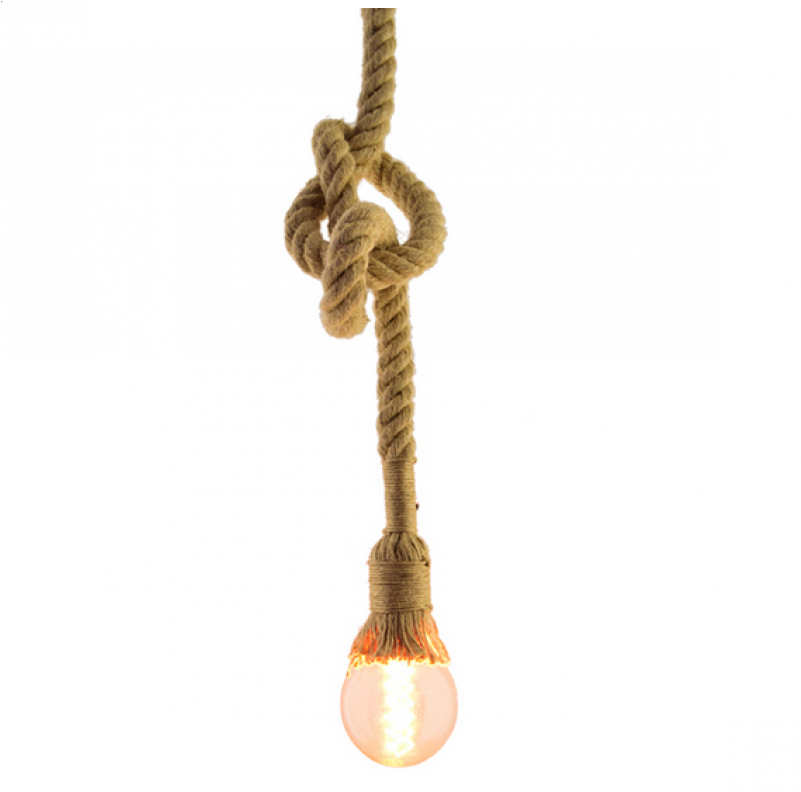 Pin By Vasiliki On Industrial/vintage Lighting - Homesake Edison Lamp Rustic Rope Hanging Pendant E27 (800x1125)