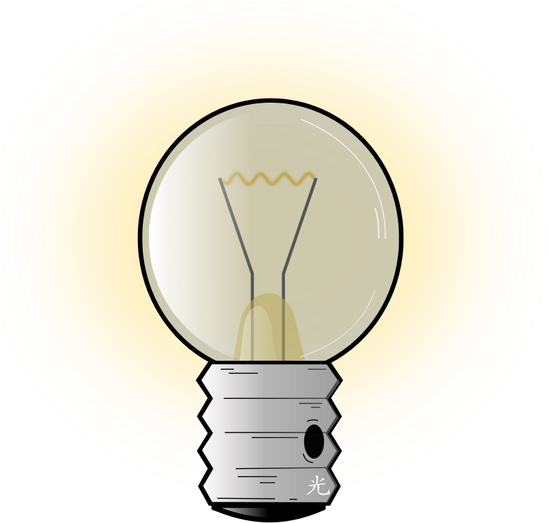 Clipart - Lightbulb - Bohlam Kartun (800x800)